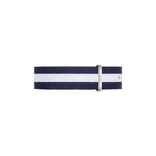 Daniel Wellington Classic strap 18mm Fabric (Polyester) Silver