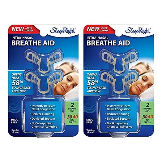 SleepRight Intra-Nasal Breathe Aids 2 Pack
