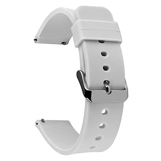 VAVC Silicone Watch Band 18mm 20mm 22mm Quick Release Soft Rubber Watch Bands for Men Women Replacements Soft Silicone Watch Strap