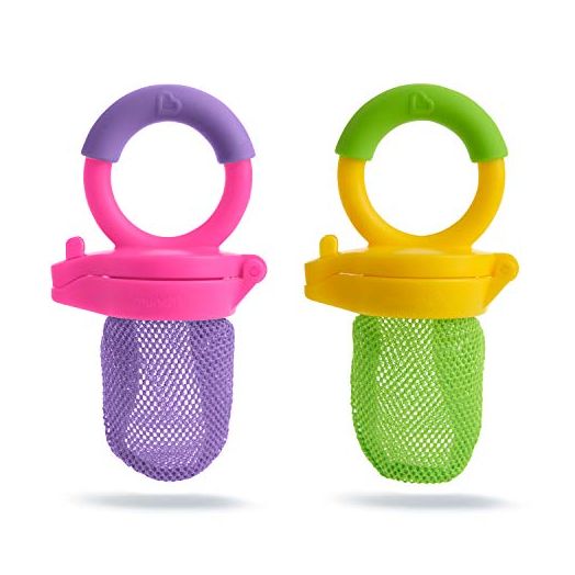Munchkin Fresh Food Feeder, 2 Pack, Purple/Green