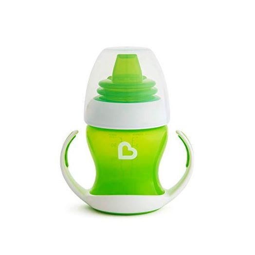 Munchkin Gentle Transition Trainer Cup, 4 Ounce, Green