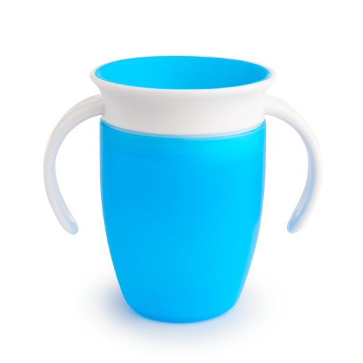 Munchkin Miracle 360° Trainer Cup, 7 Ounce, BPA Free, Blue