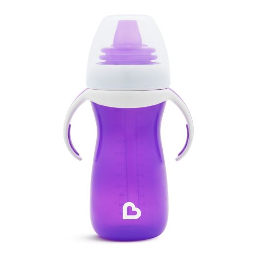 Munchkin Spill Proof Gentle Transition Sippy Cup, 10oz, Purple