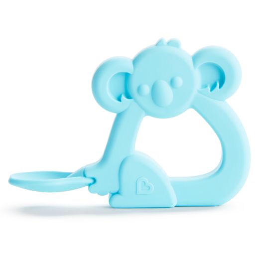 Munchkin The Baby Toon™ Silicone Teething Spoon, Koala, Blue (As Seen On Shark Tank)