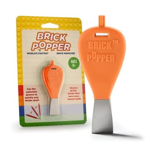 Separator Tool - World's Fastest Brick Remover for Kids and Adults, Gifts for Ages 6 Year Old and up, Tools Stocking Stuffer (Orange)