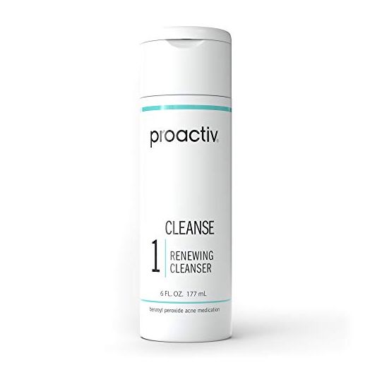 Proactiv Acne Cleanser - Benzoyl Peroxide Face Wash and Acne Treatment - Daily Facial Cleanser and Hyularonic Acid Moisturizer with Exfoliating Beads - 90 Day Supply, 6 Oz