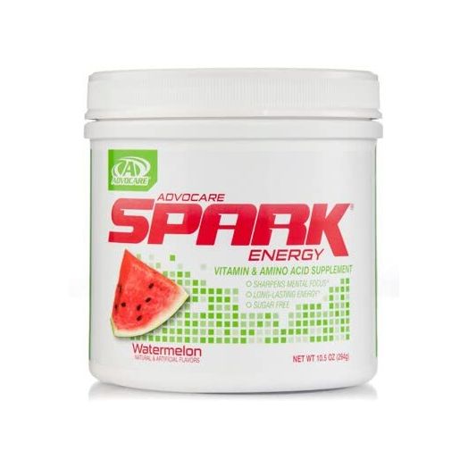 Advocare Spark Energy & Amino Acid Metal Focus Long Lasting Energy Sugar Free 42 Servings 21 Vitamins Choose from 10 Flavors (Watermelon)