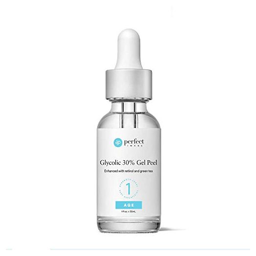 Glycolic Acid 30% Gel Peel - Enhanced with Retinol and Green Tea Extract (Professional Chemical Peel)- 1 fl oz 30mL