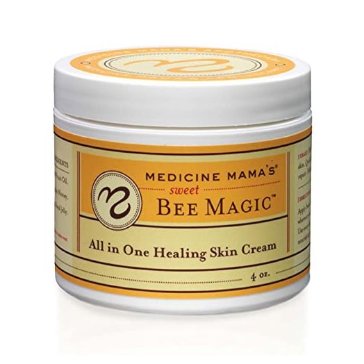 Medicine Mama’s Apothecary Sweet Bee Magic - All in One, All Natural Moisturizing Skin Ointment - Soothing Salve for Dry, Cracked Skin, Eczema, & Burns. All Natural Healing Ointment, Wound Care, Bee Balm, Skin Care- Made In America - 4 oz Jar.