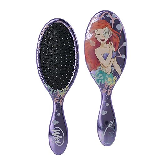 Wet Brush Disney Original Detangler Brush Princess Wholehearted, Ariel, Purple, All Hair Types