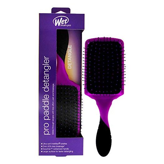 Wet Brush Pro Detangler Brush Paddle, Purple 1 Pc