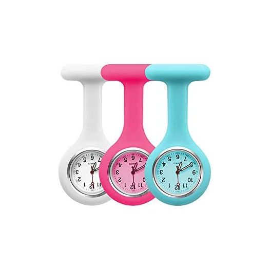 3pcs Silicone Nurses Watch (Practical Colour)