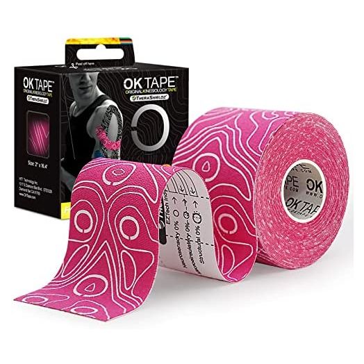 OK TAPE PRO Kinesiology Tape, 2inch x Long Roll 16ft Free Cut Tape