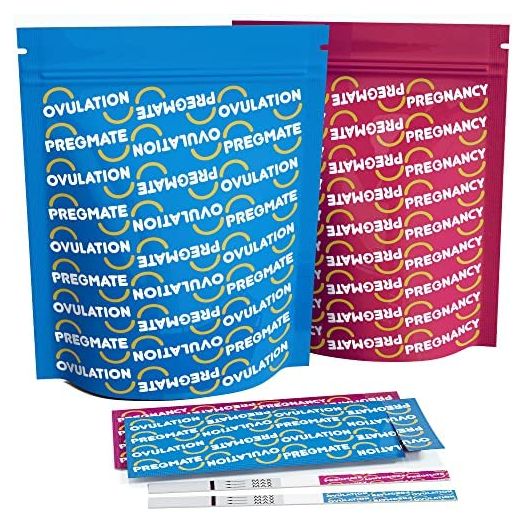 Pregmate 20 Ovulation and 5 Pregnancy Test Strips Predictor Kit