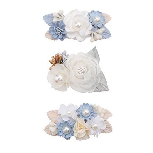Flower Hair Clip BFNAAgirl Baby Girl Hair Bows Exquisite Hair Accessories Alligator Clips for Infants Toddlers Teen Kids Gift 3pcs/set