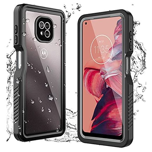 ANTSHARE for Motorola Moto G Power 2021 Case Waterproof, Built in Screen Protector 360° Full Body Heavy Duty Protective Shockproof IP68 Underwater Case for Moto G Power 2021 6.6inch