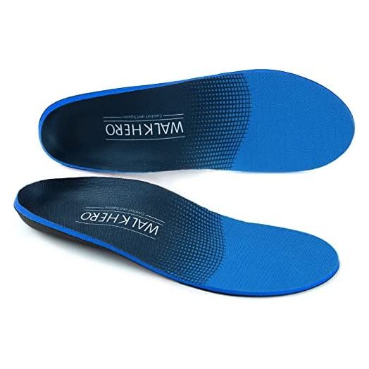 Plantar Fasciitis Feet Insoles Arch Supports Orthotics Inserts for Flat Feet, High Arch, Foot Pain Mens 10 - 10 1/2 | Womens 12 - 12 1/2