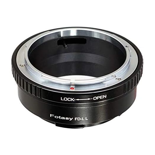 Fotasy FD Mount Lens to L Adapter, Copper, FD Lens Adapter to L Mount, FD L, Compatible with Panasonic S1 S1H S1R S4 S5 Leica SL SL2 TL2 TL Leica T Sigma fp fp L Mirrorless Camera