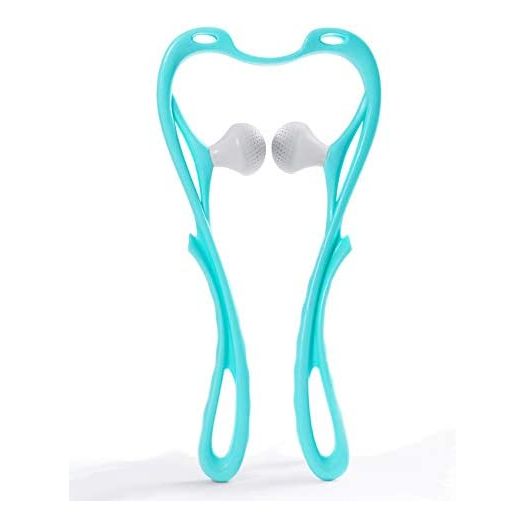 Neck Massager, Cervical Relaxer Handheld Self Muscle Massage for Neck Pain Relief or K not Remover - Swan Shape, Light Weight & Portable,with Massage Point for Muscle Relax