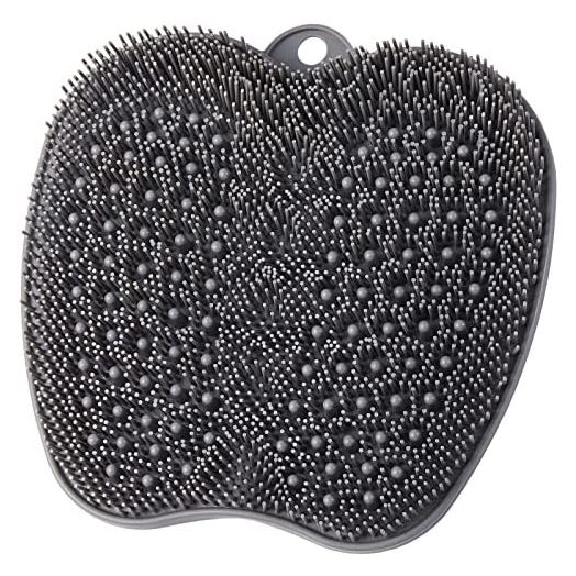HONYIN XL Size Large Shower Foot Scrubber Mat - Cleans,Exfoliation,Massages Your Feet Without Bending, Foot Circulation & Relieve Tired Feet, Foot Scrubber for Use in Shower with Non-Slip Suction Cups