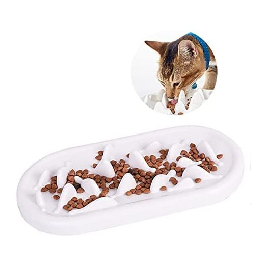 Upgraded Slow Feeder Cat Bowls, Fun Pet Feeder Bowl Stopper,Interactive Bloat Stop Cat Feeder,Durable and Prevents Obesity Improves Digestion Pet Bowl