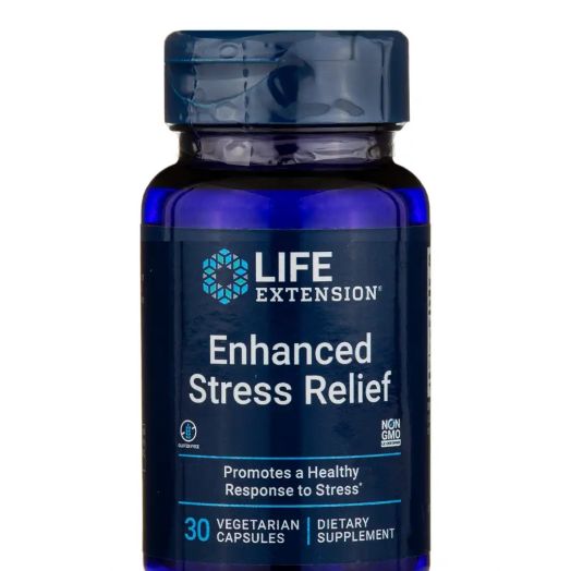 Life Extension Enhanced Stress Relief - 30 Vegetarian Capsules