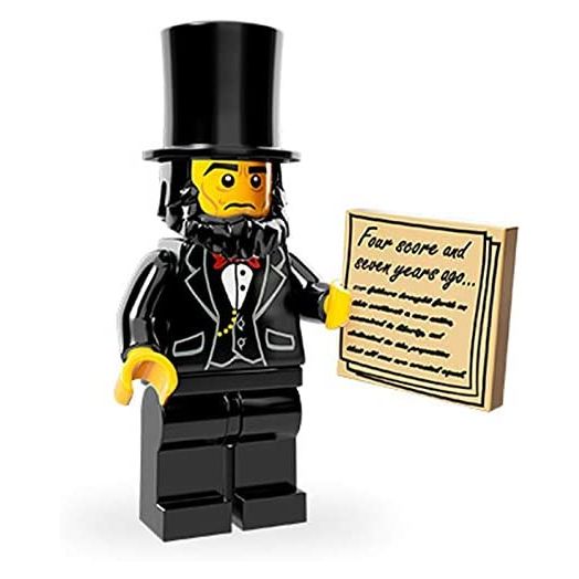 LEGO Minifigure Collection LEGO Movie Series LOOSE Abraham Lincoln