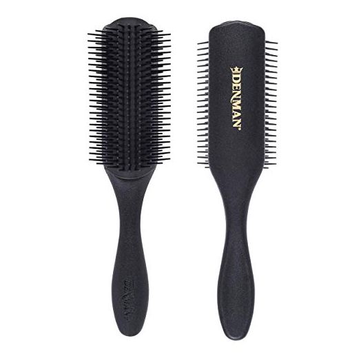 Denman Classic Styling Brush 9 Rows (Black), D4, Hair Brush