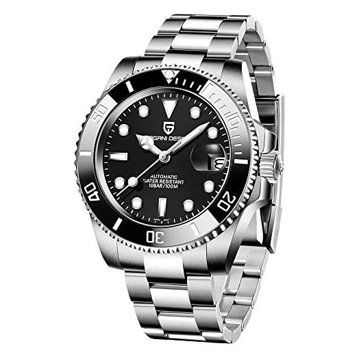 Pagani Design Men's Watches Japanese Automatic Mechanical 40mm Sport Waterproof Stainless Steel Sapphire Glass Wrist Watch