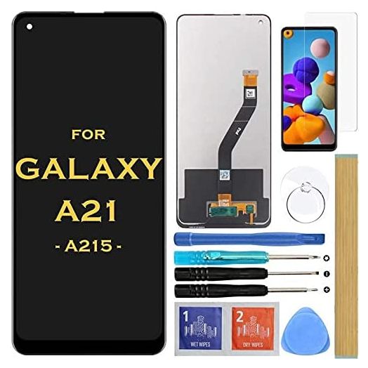 Screen Replacement LCD Display Touch Digitizer Assembly for Samsung Galaxy A21 2020 A215 SM-A215U A215U1 A215F 6.5" (Black)