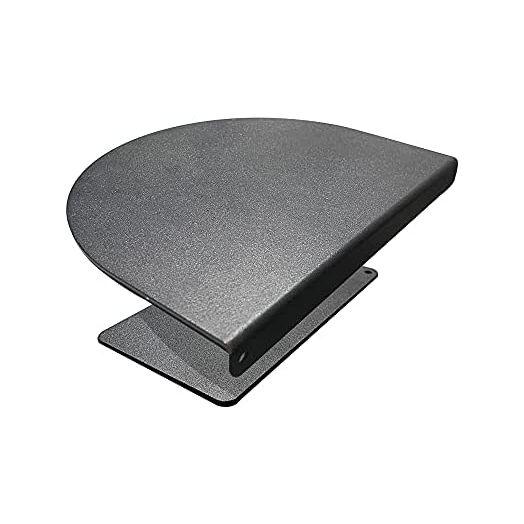 Steel Monitor Mount Reinforcement Plate,Monitor Arm Reinforcement Plate for Fragile Tabletop, Monitor Mount Reinforcement Plate Fits Most Monitor Stand C Clamp Installation (Black)