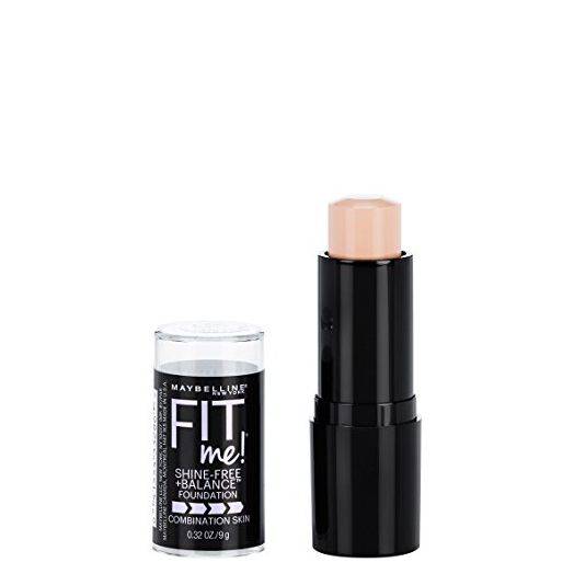 Maybelline New York Fit Me Shine-Free + Balance Stick Foundation, Porcelain, 0.32 oz.