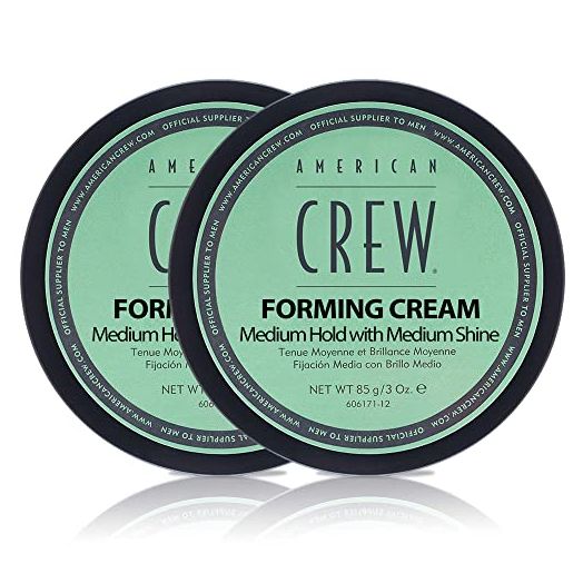 American Crew Men's Hair Forming Cream Like Hair Gel with Medium Hold with Medium Shine, 3 Oz (Pack of 2)