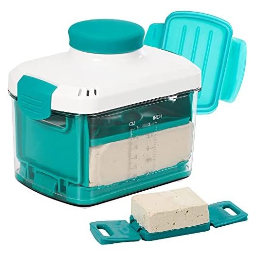 NOYA Adjustable Tofu Press, Vegan Tofu Presser to Speed up Removing Water from Silken, Firm