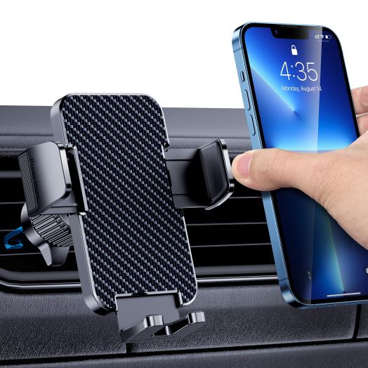 Phone Mount for Car Phone Holder Cell Phone Holder Hands Free Phone Stand for Car Vent Phone Mount Fit iPhone Android Smartphone Universal