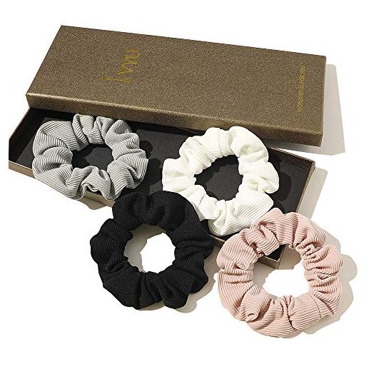 Scrunchies Hair Ties Scrunchy for Women Girls Cute Hairties for Thick Curl Hair No Crease Hair Accessories
