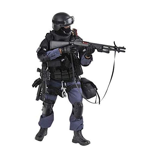 YEIBOBO ! Highly Detail Special Forces 12inch Action Figure SWAT Team (ASSUALTER)