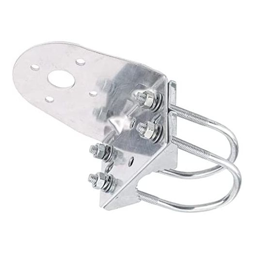 ZHENXIN Antenna Mast Clamp with U-Bolts for Ham UHF VHF CB Cellular Trucker Antenna,Antenna Mount Bracket for N Female Type Connector,Attic/Outdoor Antenna Mounting Holder