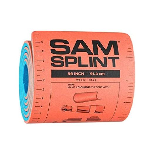 SAM Rolled Splint 36", Orange/Blue