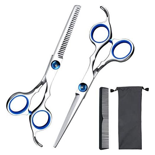 Ekuci Hair scissors, Hair Cutting Scissors, Hair Shears Professional with Hair Cutting Comb and hair thinning
