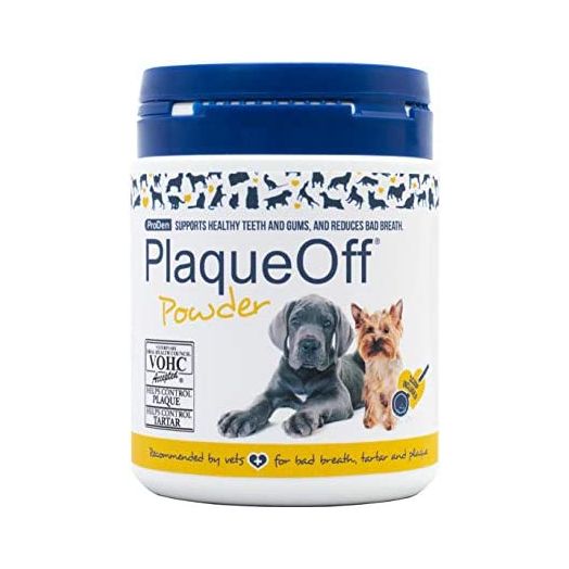 ProDen PlaqueOff Powder Supports Normal, Healthy Teeth, Gums, and Breath Odour in Cats & Dogs