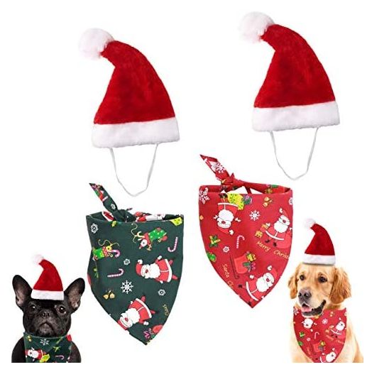 GABraden Dog Bandana Reversible Triangle Bibs Scarf,Adjustable Hat for Dogs,Suitable for Small and Medium-Sized Dogs