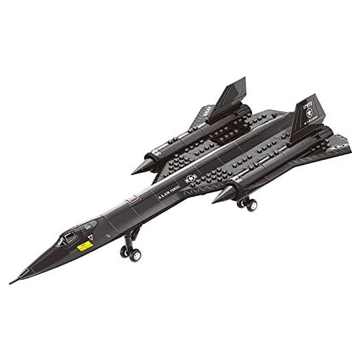 General Jim's Building Blocks Bricks Set- US Air Force SR-71 Blackbird Military Model for Plane Enthusiats,Teens and Adults