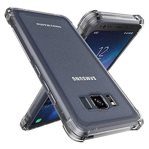 Samsung Galaxy S8 Active Case, Raysmark Ultra [Slim Thin] Scratch Resistant TPU Rubber Soft Skin Silicone Protective Case Cover for Galaxy S8 Active (Clear)