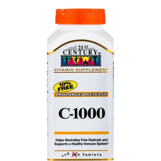 21st Century Vitamin C 1000 mg - Prolonged Release - 110 Tablets