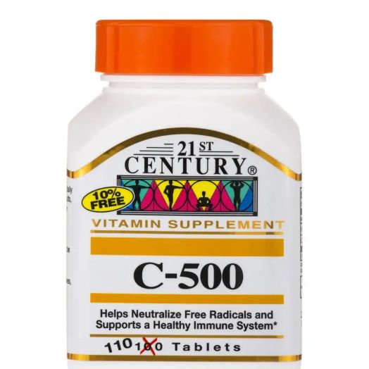 21st Century Vitamin C 500 mg - 110 Tablets