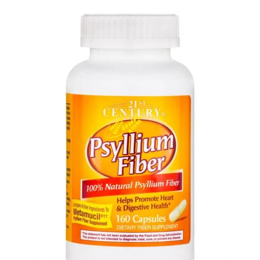 21st Century Psyllium Fiber - 160 Capsules
