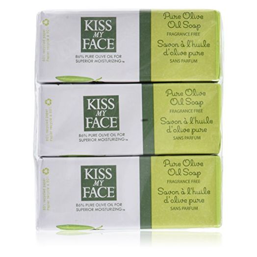 Kiss My Face Bar Soap, Pure Olive Oil, 8 OZ (6 pack)