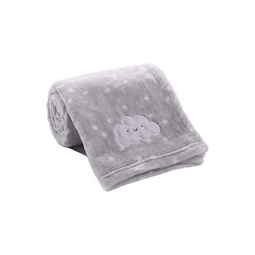CREVENT 30''X40'' Cute Cozy Fluffy Warm Baby Blanket for Boys Infants Toddlers' Bedding Crib Cot Stroller, Baby Shower Birthday Newborn's Gift (Grey Cloud)
