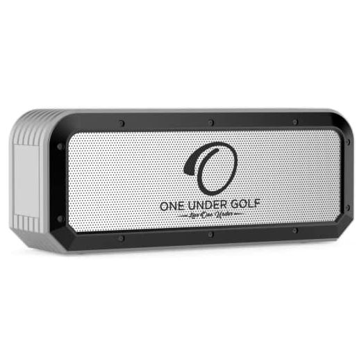 One Under GX40 Magnetic Wireless Speaker | Built in Magnet Locks onto cart Rail | Massive 40W Sound | IPX7 Waterproof,Shockproof,18 Hr Battery,100ft Range, Lightning C Charger
